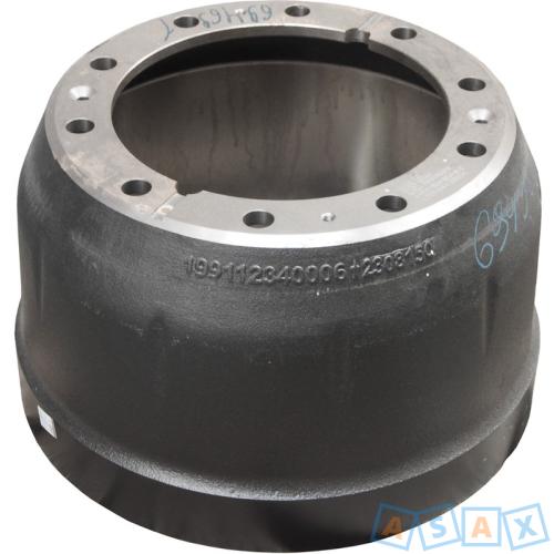 Барабан тормозной SHACMAN SHAANXI F2000 задний OE